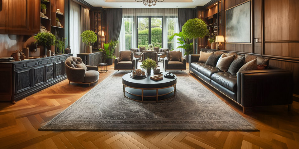Light Wood Flooring with Dark Furniture: Make the Contrast of Furniture and Light Hardwood Floors Work For You