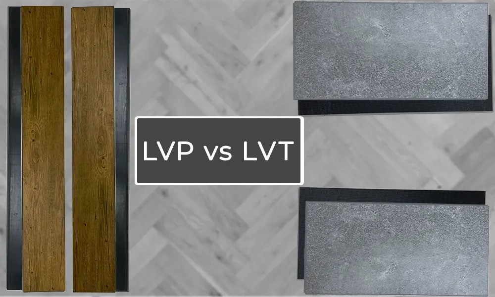 lvt and lvp side by side in the photograph
