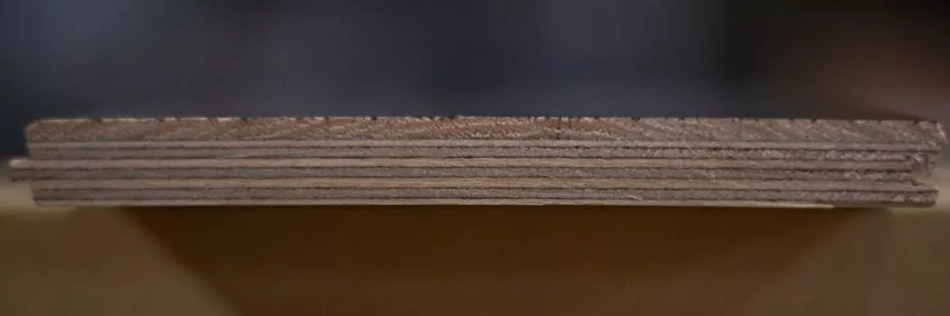 hardwood floor cut in half picture