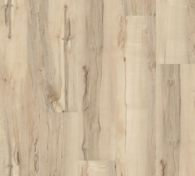 waterproof luxury vinyl plank in a light wood color